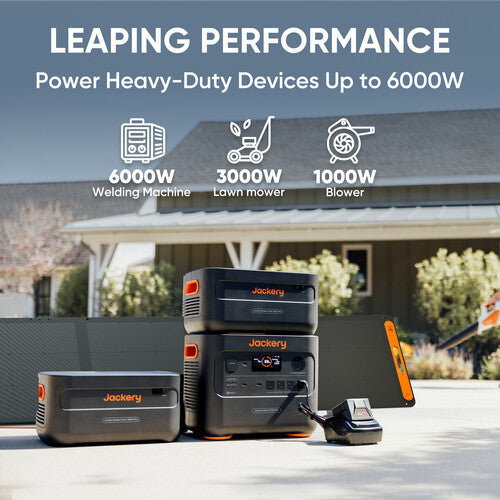 Jackery Explorer 2000 Plus Power Station with SolarSaga 200W Solar Panel (2042 Wh + 200 W)