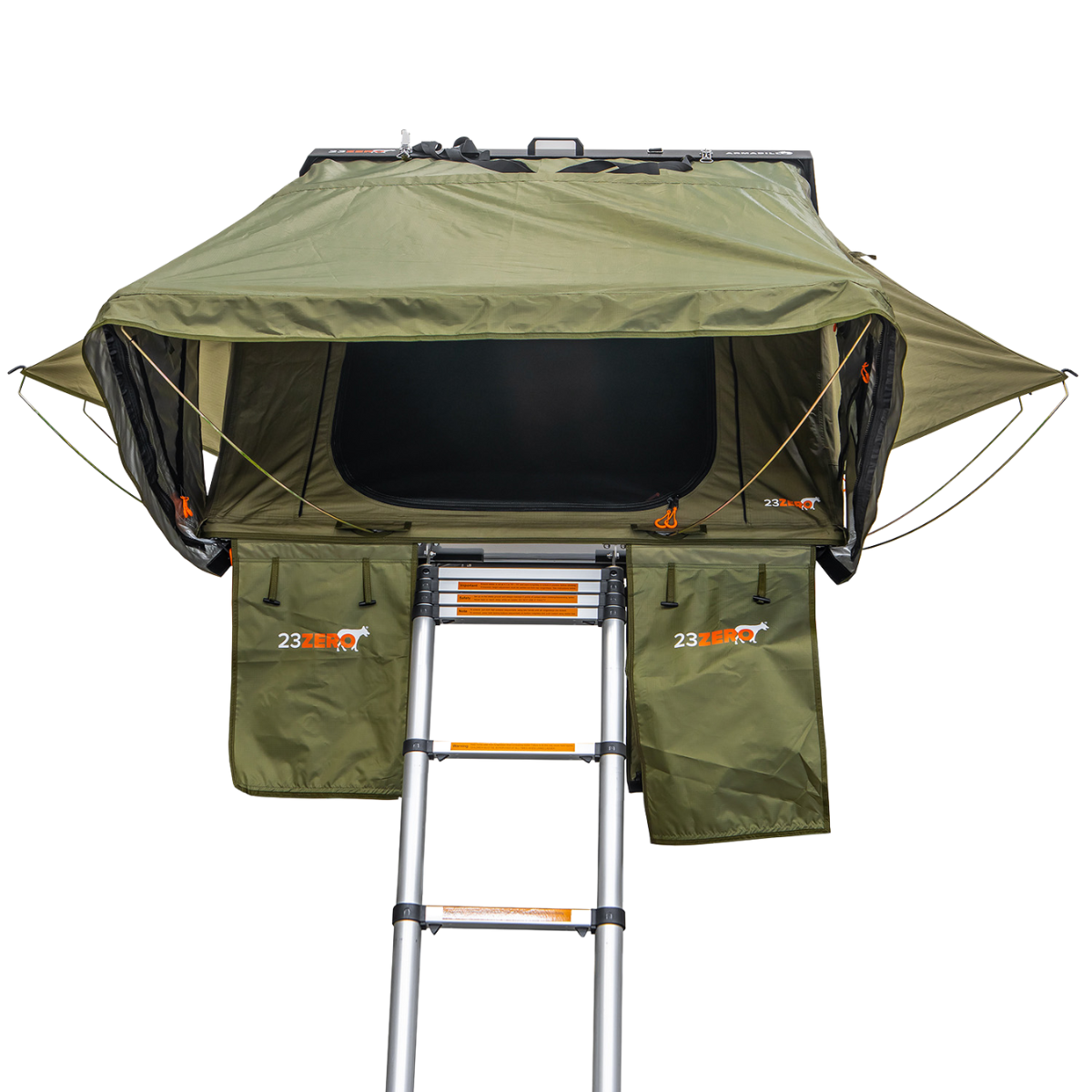 23Zero Armadillo A2 Hardshell Rooftop Tent – 2 Person All Season – Right Side Opening