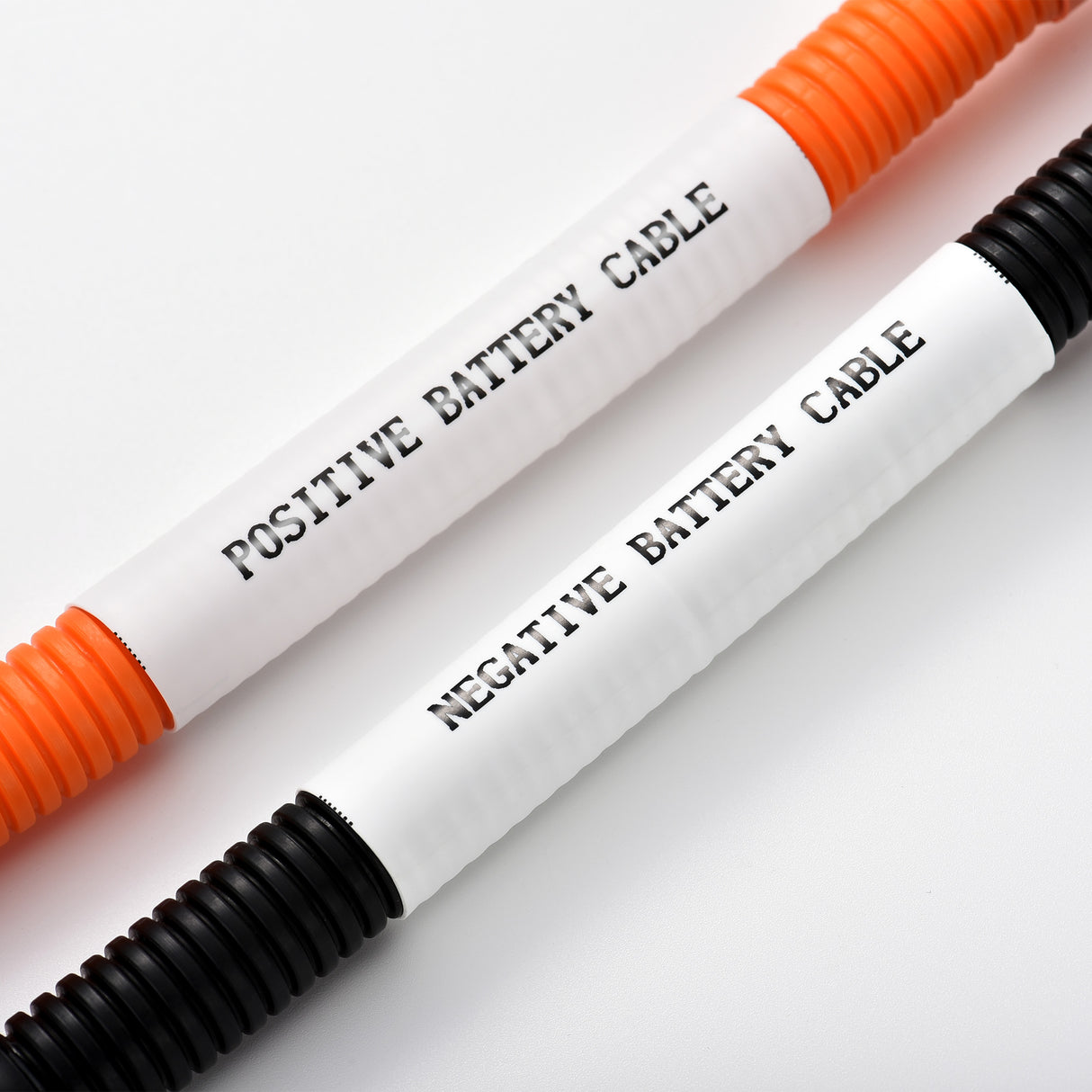 Rich Solar 4 AWG 3/8” Battery Cables | Pair of Orange & Black Pure Copper Battery Cables for Server Rack Busbar - Image 4