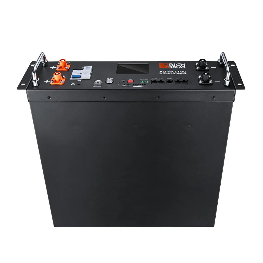 Rich Solar Alpha 5 PRO Heating LiFePO4 48 Volt Lithium Battery (5,120Wh)