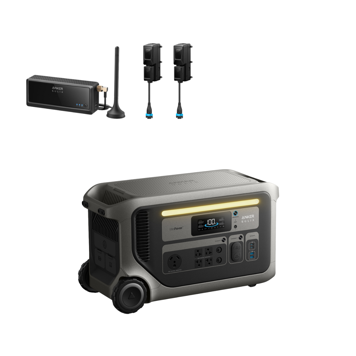 Anker SOLIX F3000 Power Station (3072Wh) + Power Saver Kit
