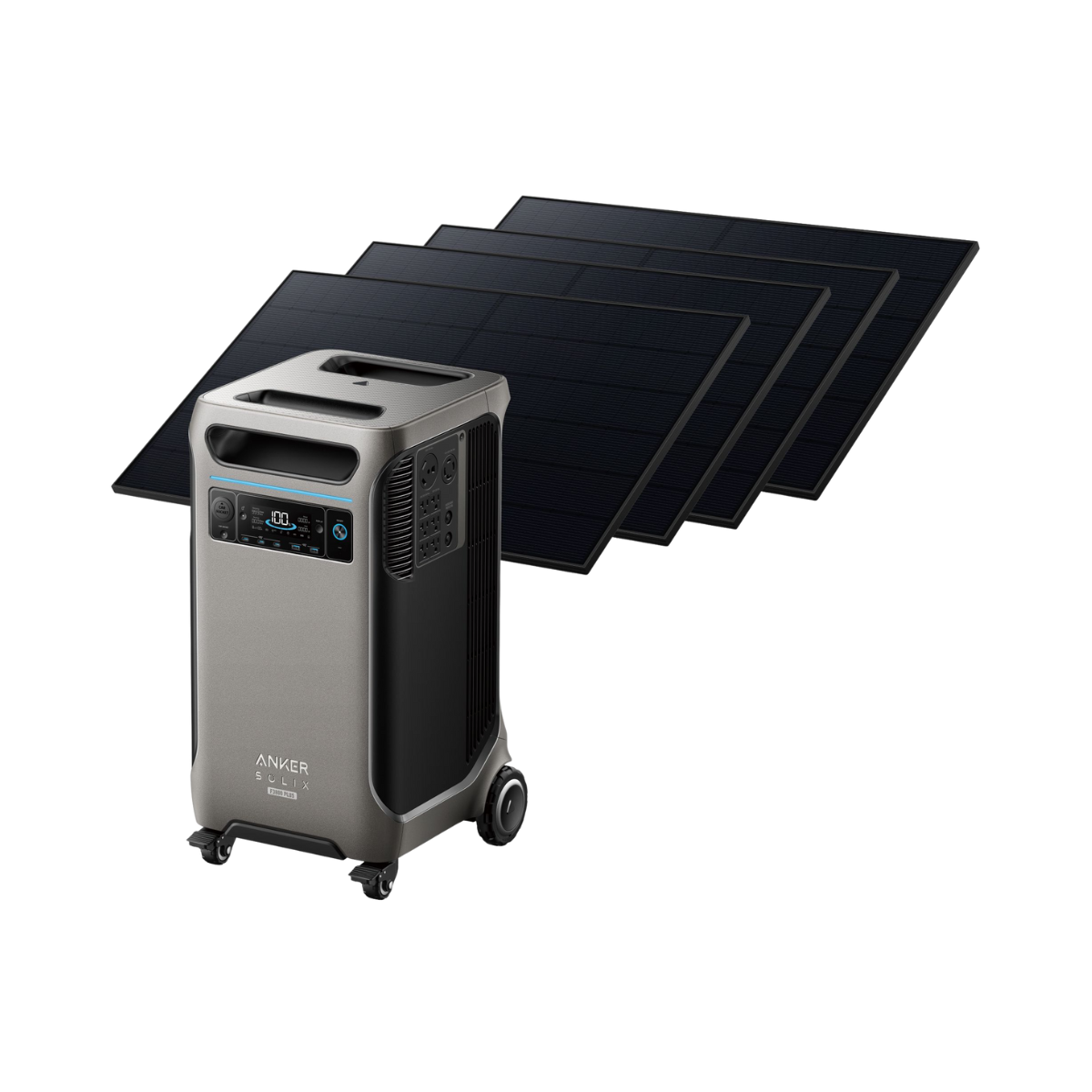 Anker SOLIX F3800 Plus Power Station + 440W Rigid Solar Panels