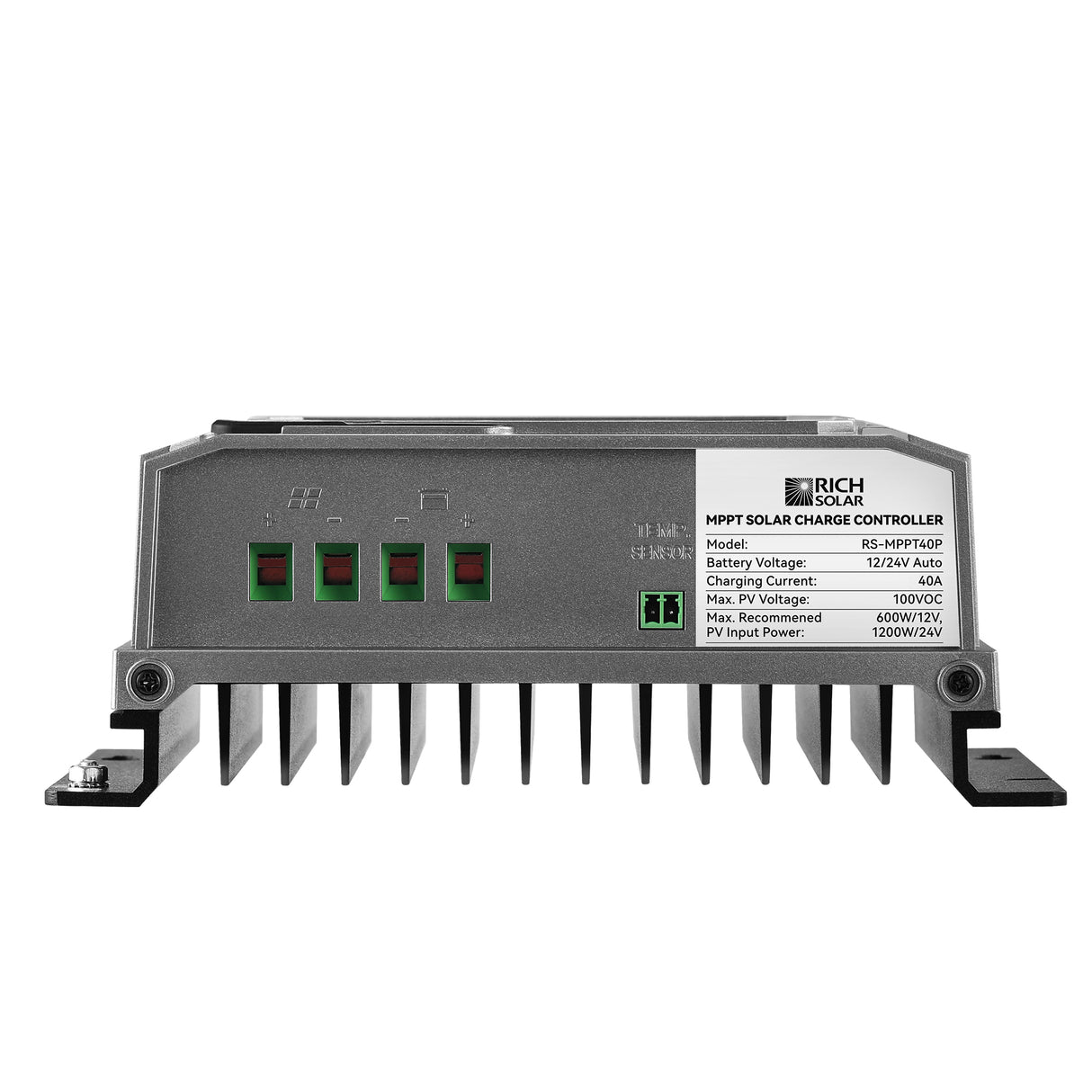 Rich Solar BRAVO 40 | 40 Amp MPPT Solar Charge Controller | Premium 40A 12V/24V MPPT Solar Controller - Image 8