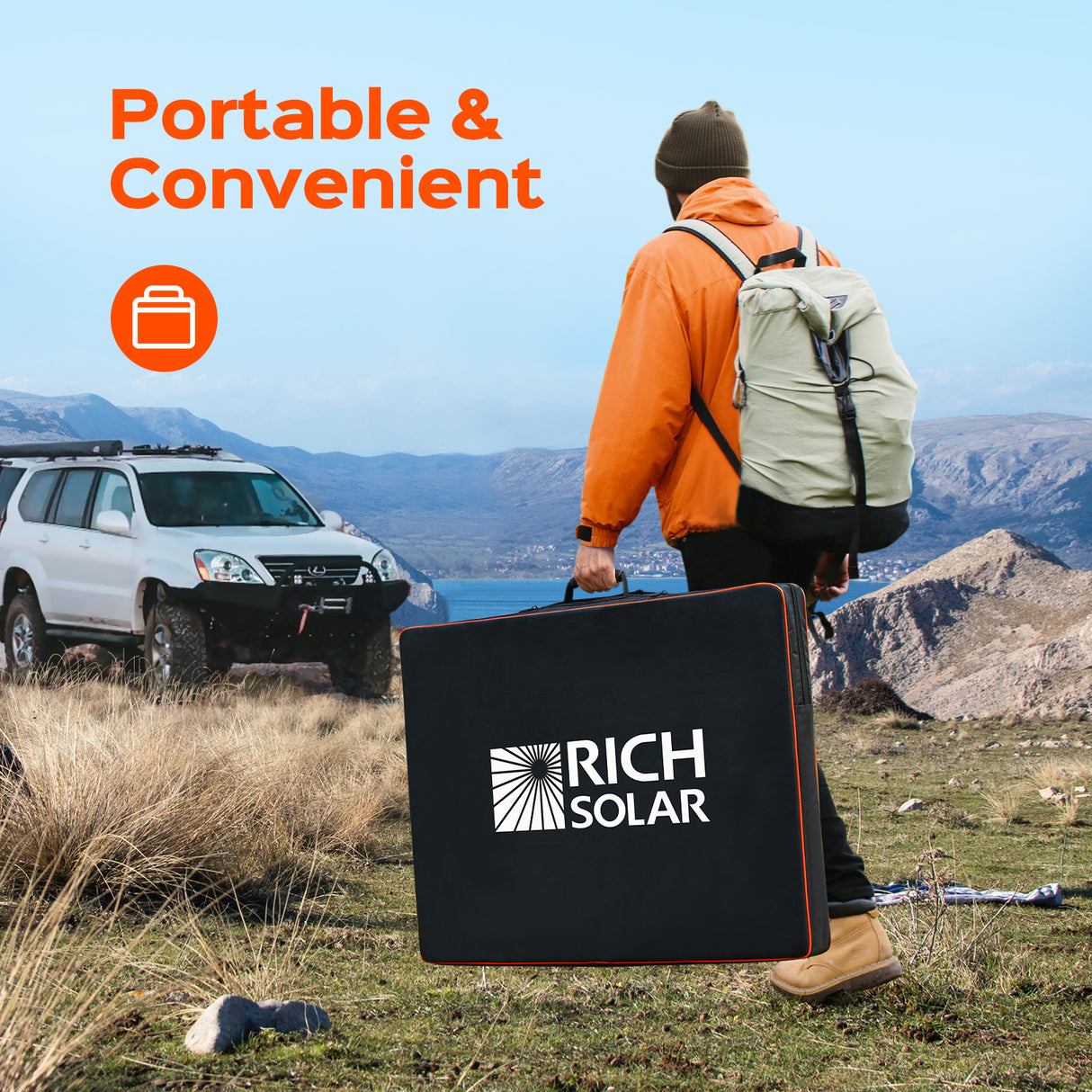 Rich Solar MEGA 200 - 200W 12V Briefcase Solar Panel - Image 4