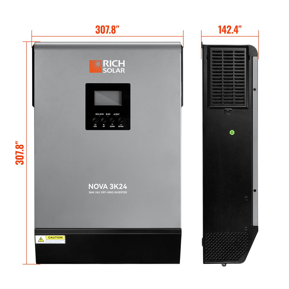 Rich Solar Nova Max 3K 24 Volt Hybrid Inverter (3kW) - Image 9