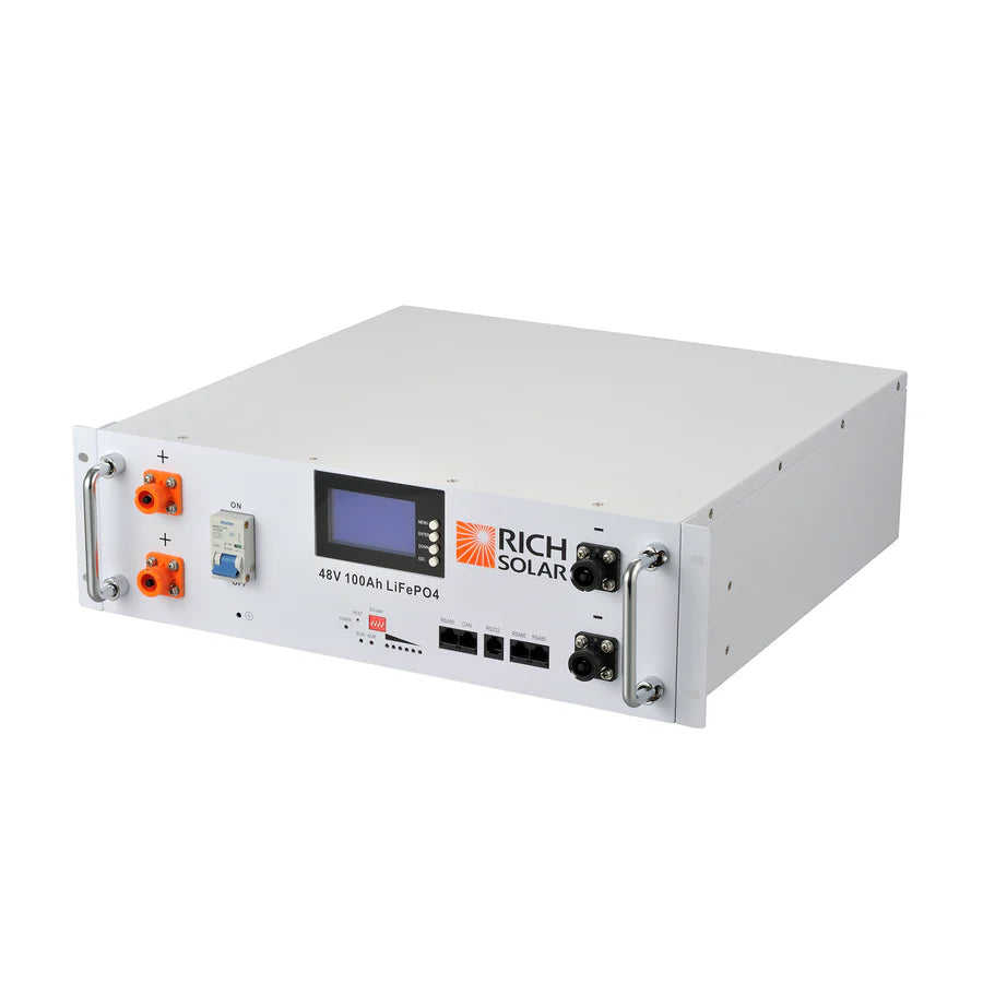 Rich Solar Alpha 5 LiFePO4 48 Volt Lithium Battery (4,800Wh)