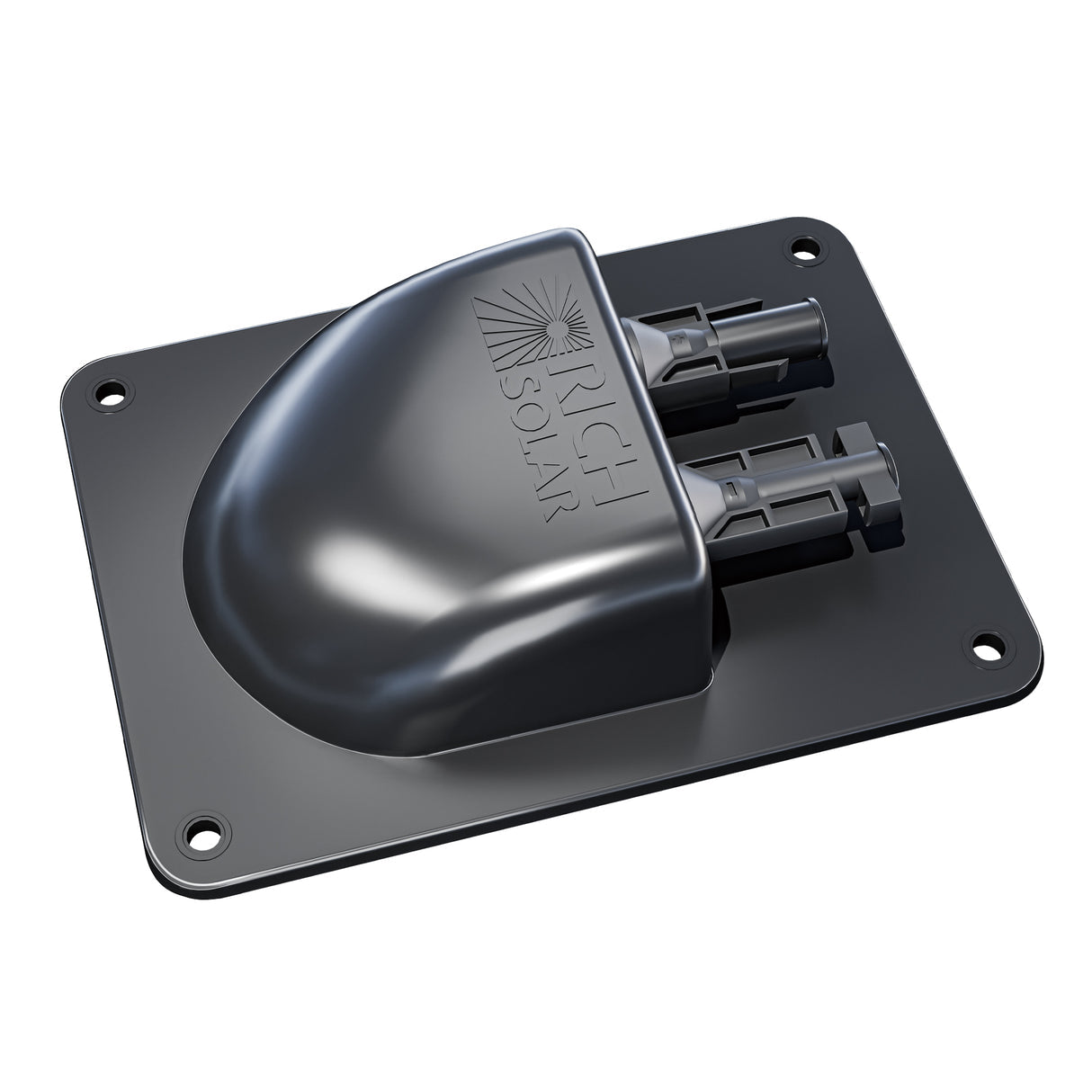 Rich Solar Cable Entry Plate | IP68 Waterproof Polypropylene Housing with UL Certified 1FT 10AWG Wires and Solar Connectors - Image 4