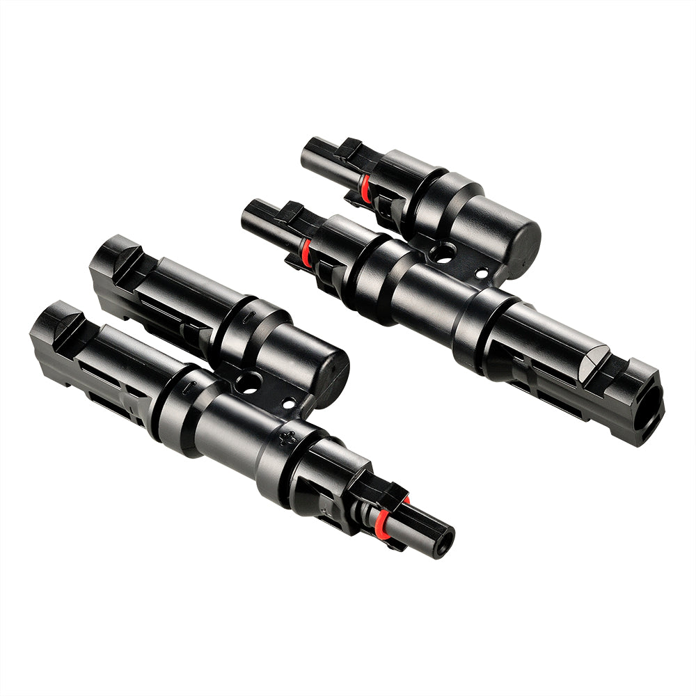 Rich Solar Y Branch 2-to-1 Solar Panel Parallel Connectors | Weatherproof PV Parallel Solar Connectors - Image 3