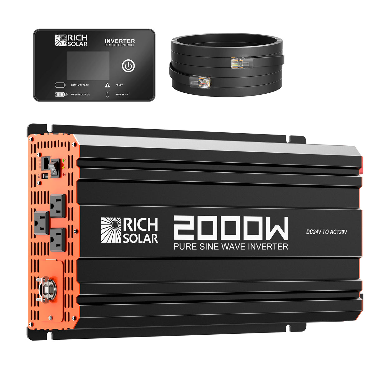 Rich Solar Nova Pure Max 2K 24 Volt Industrial Pure Sine Wave Inverter (2kW) - Image 4