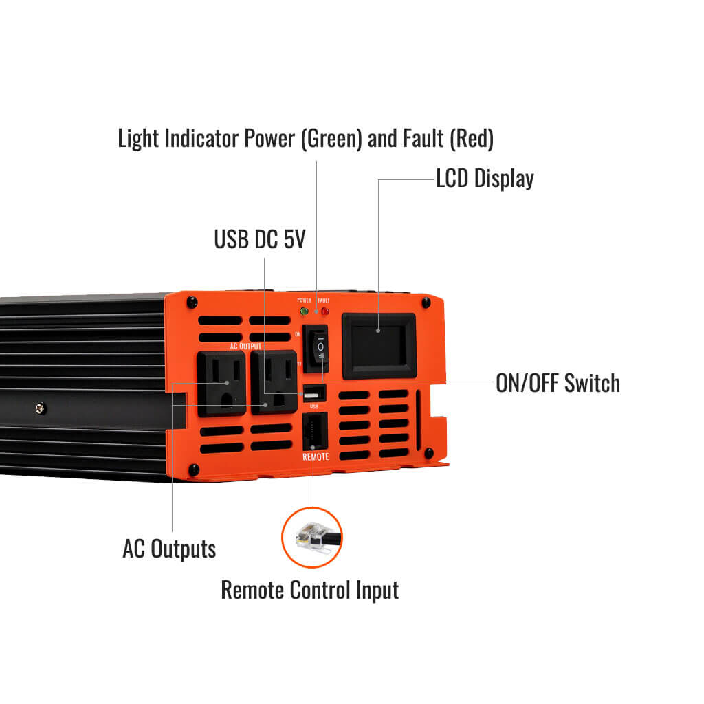Rich Solar Nova Pure 1.5K 12 Volt Industrial Pure Sine Wave Inverter (1.5kW) - Image 13
