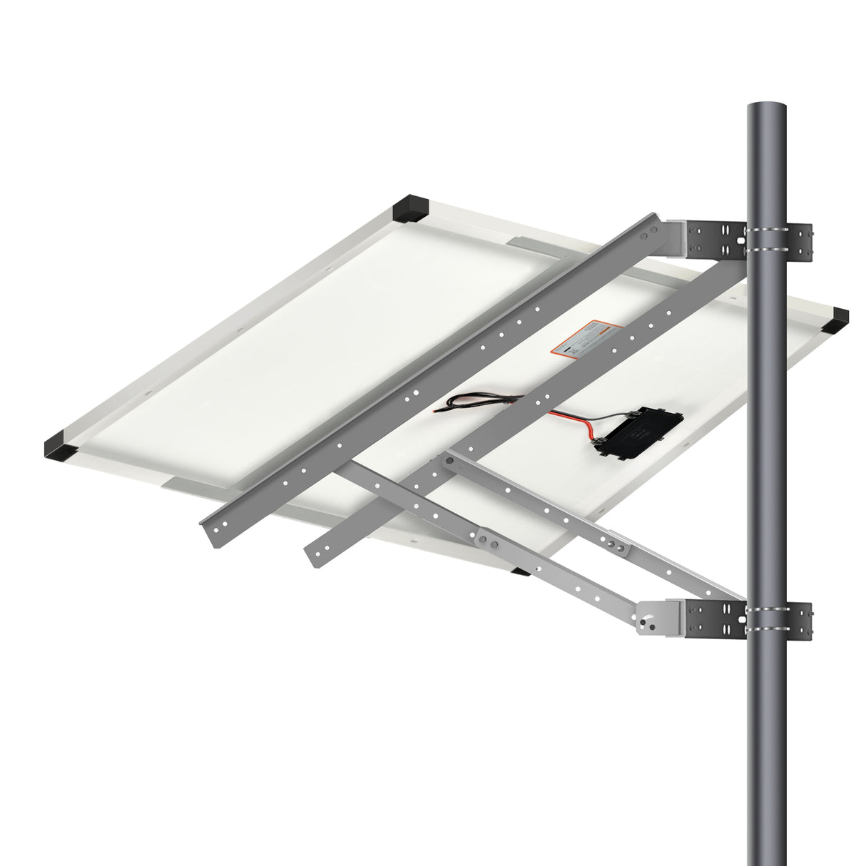 Rich Solar Side Pole Mounts | Side Pole Mount for 1 Solar Panel | Designed for RICH SOLAR MEGA Series Solar Panels under 250W - Image 3