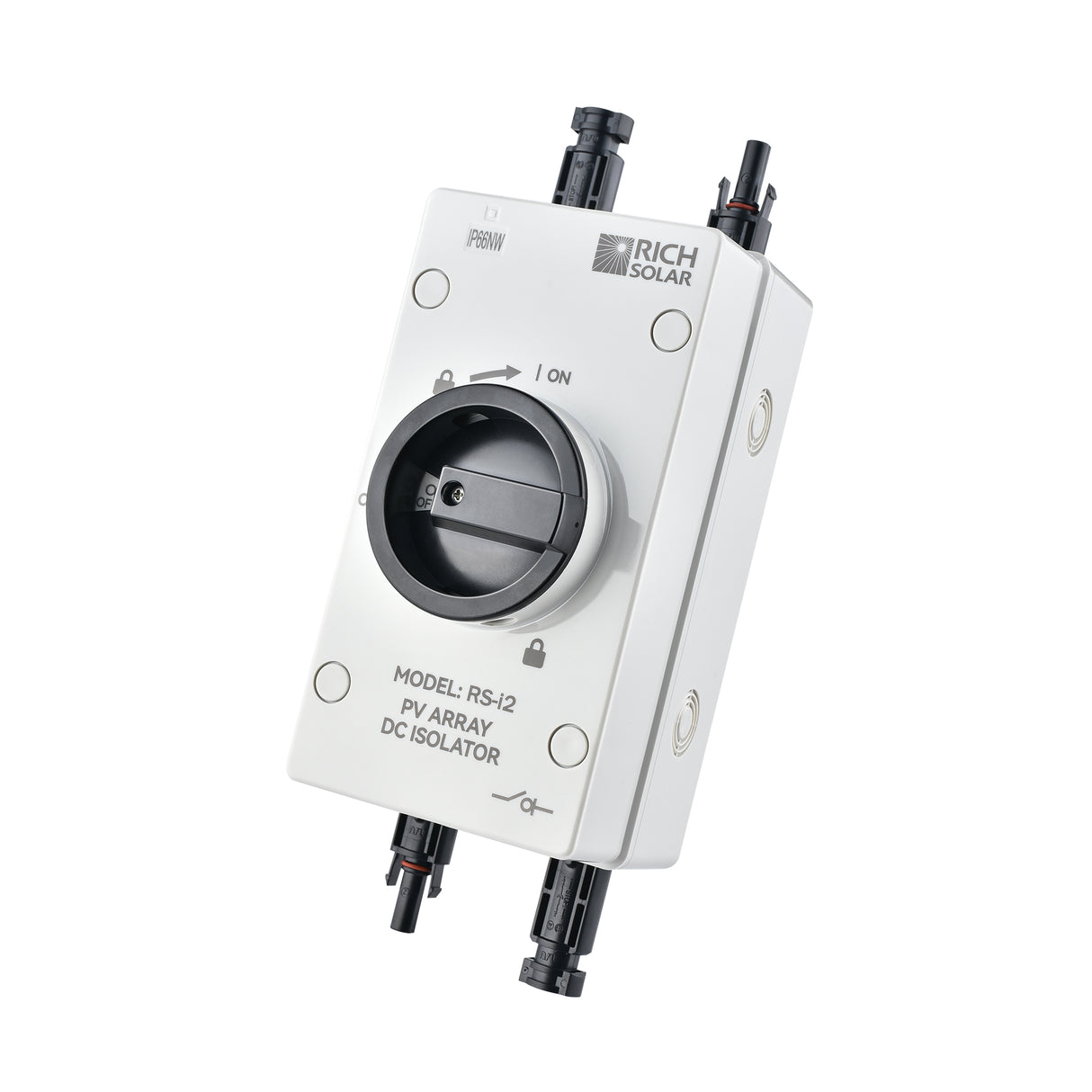 Rich Solar Solar PV DC Quick Disconnect Switch | Solar Array DC Quick Disconnect Switch | 1500 Volt 55 Amp | 2 Pole 1 String - Image 5