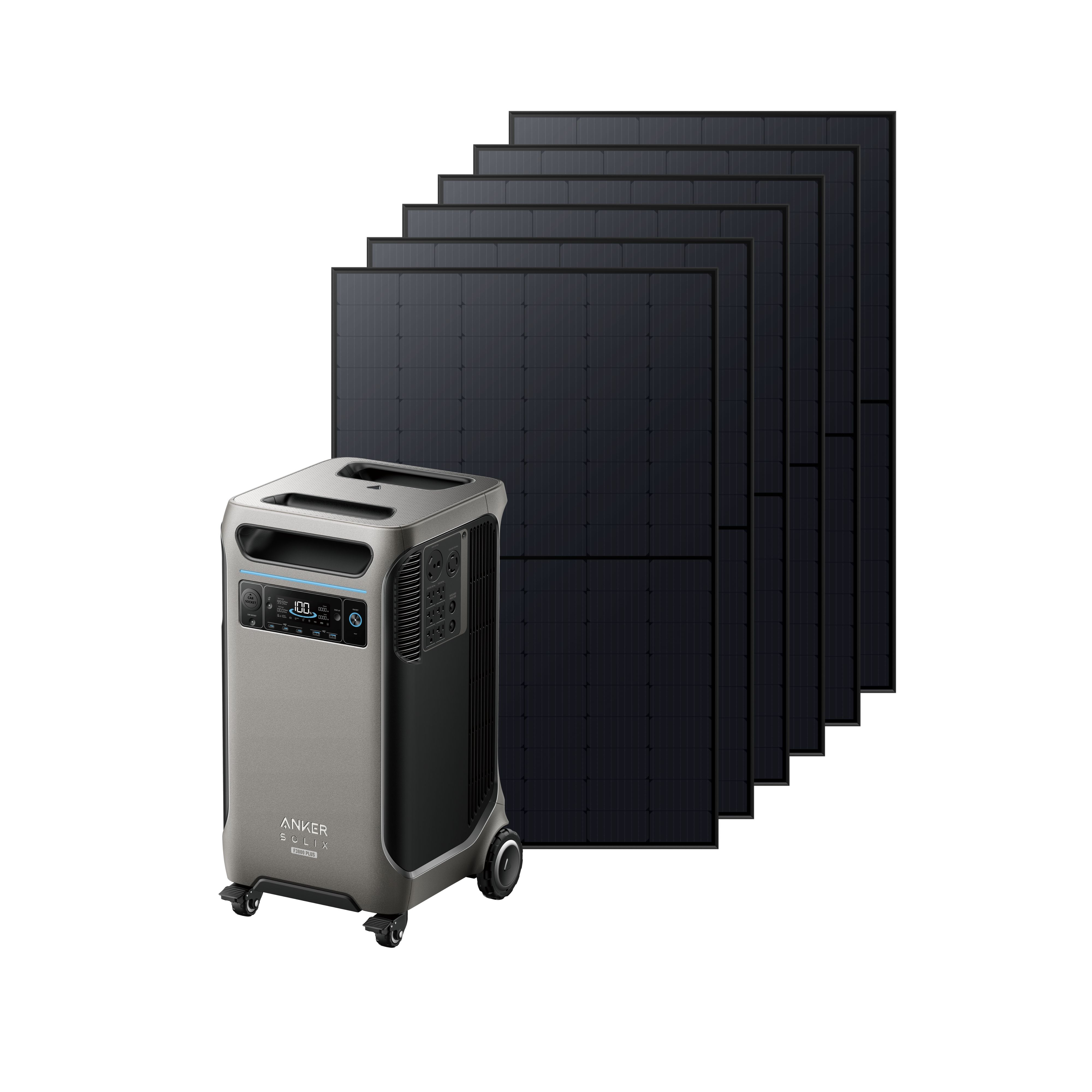 Anker SOLIX F3800 Plus Power Station + 440W Rigid Solar Panels
