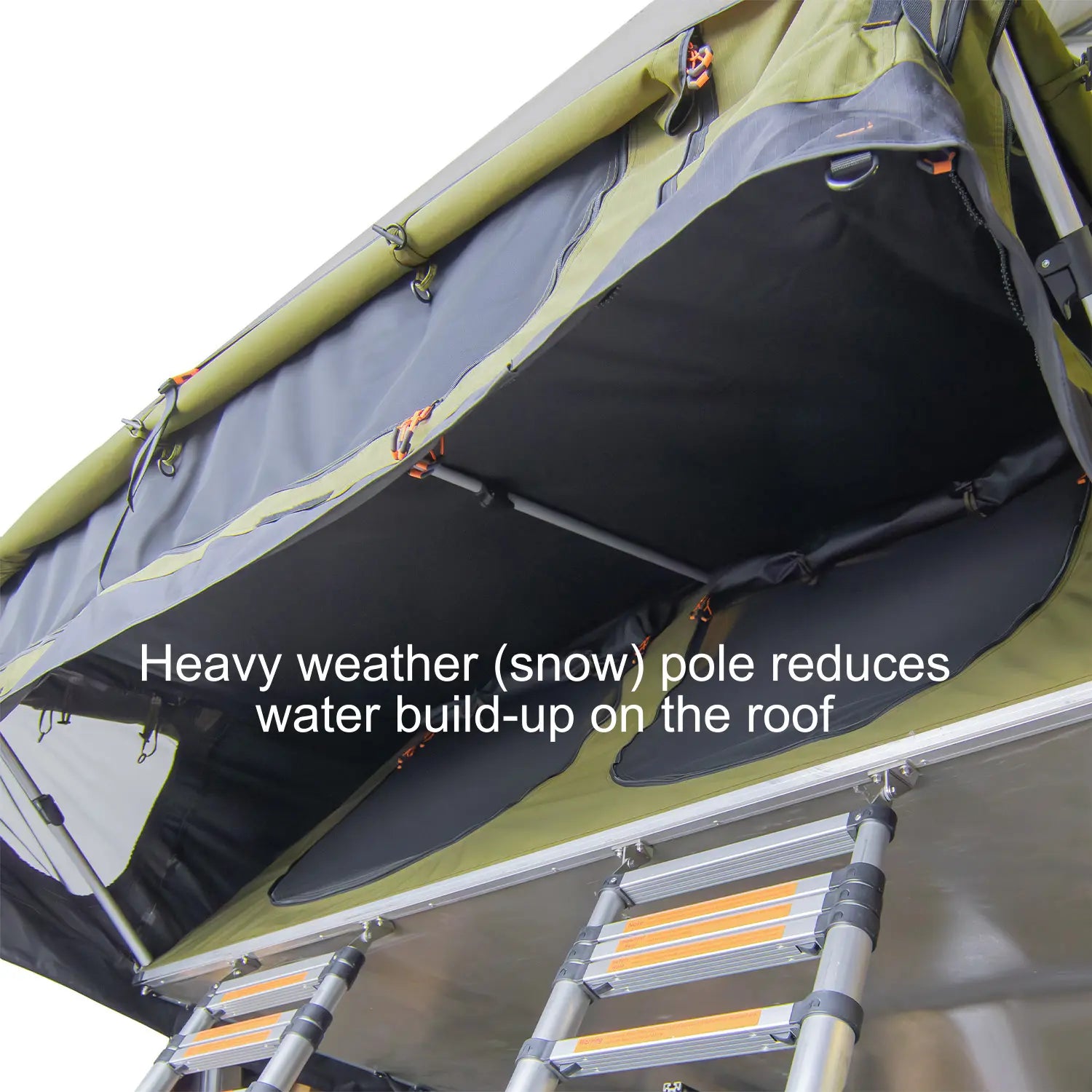 23Zero Walkabout 87 2.0 Softshell Rooftop Tent – 6 Person All Season w/ Heater/Cooler Port
