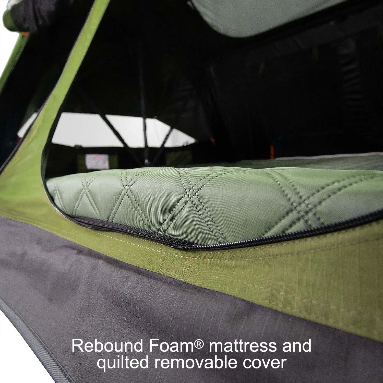 23Zero Walkabout 87 2.0 Softshell Rooftop Tent – 6 Person All Season w/ Heater/Cooler Port