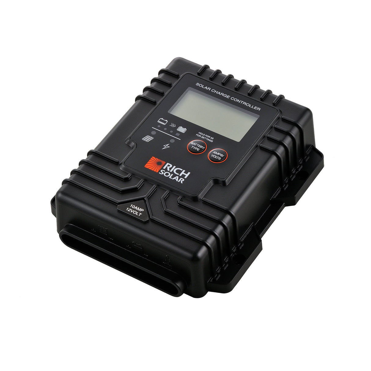 Rich Solar BRAVO Waterproof 10 | 10 Amp Waterproof PWM Solar Charge Controller | Waterproof 10A 12V PWM Solar Controller - Image 4