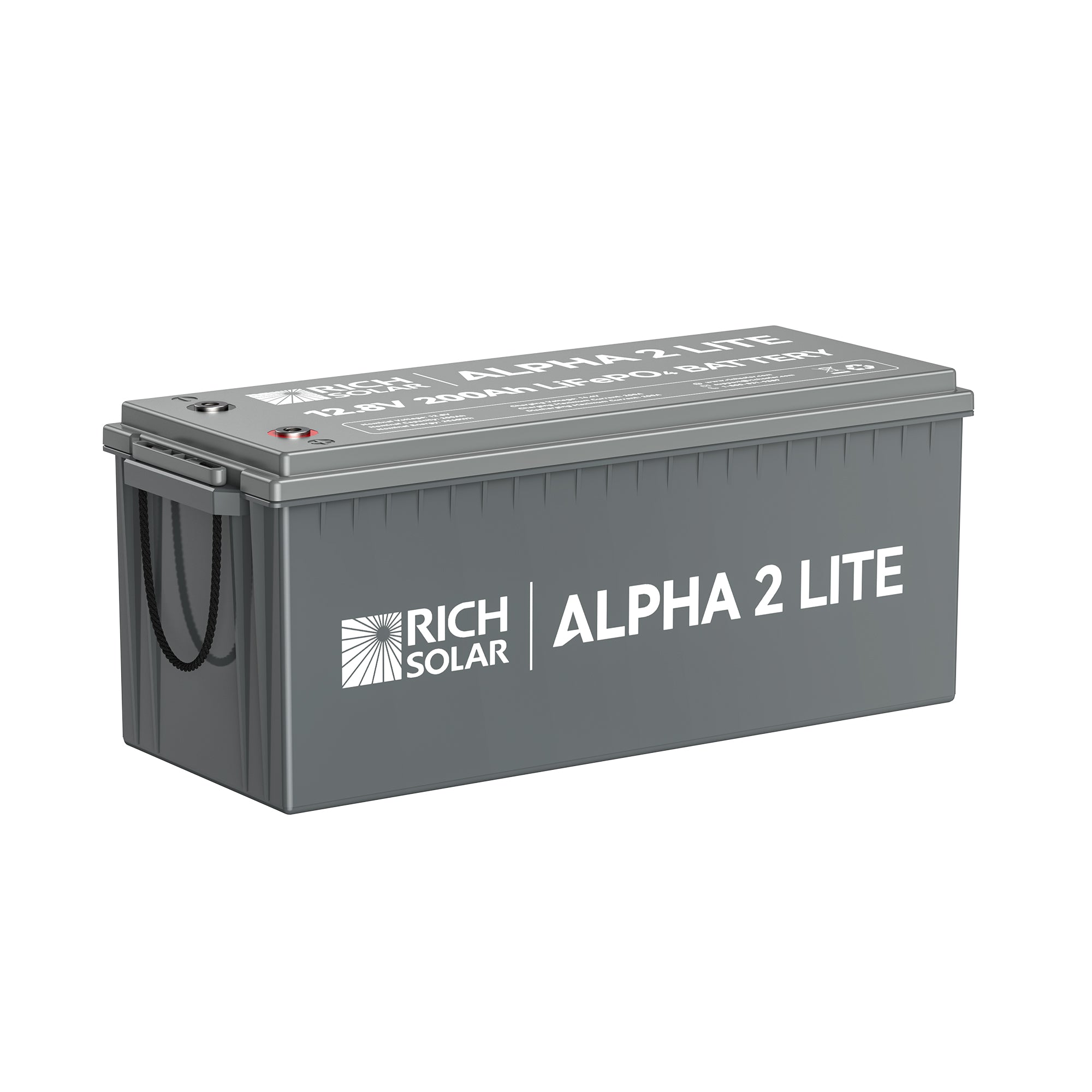 Rich Solar Alpha 2 LITE LiFePO4 12 Volt Lithium Battery (2,560Wh)