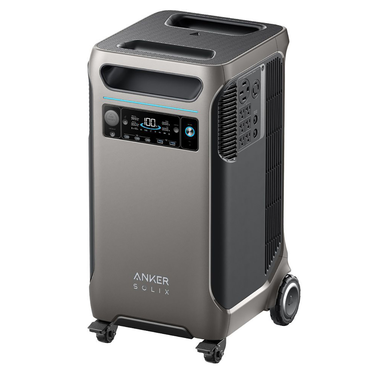 Anker SOLIX F3800 Power Station (3840Wh) + Expansion Battery (3840Wh) + 400W Solar Panel