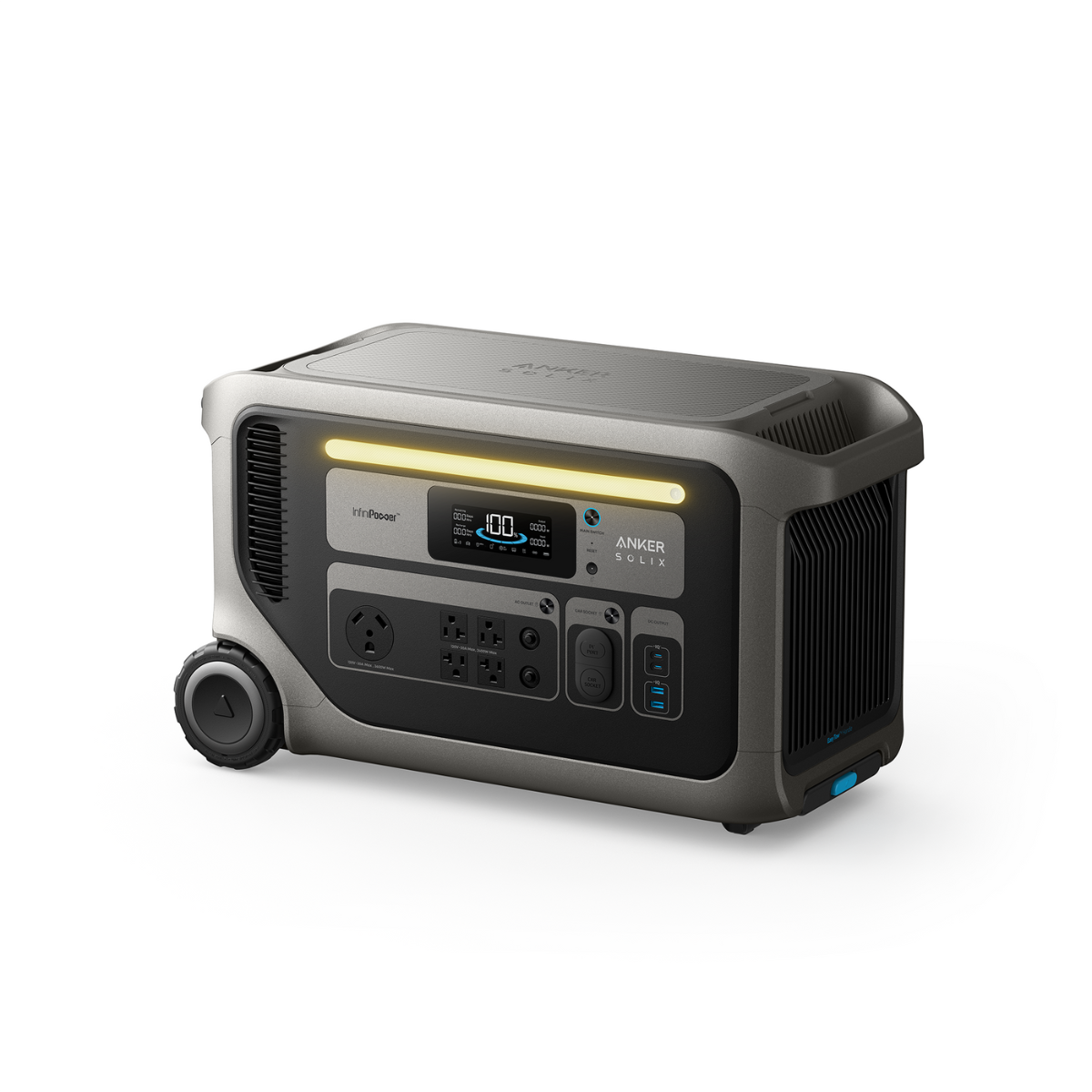 Anker SOLIX F3000 Power Station + Expansion Battery (6144Wh) & 400W Solar Panel Bundle