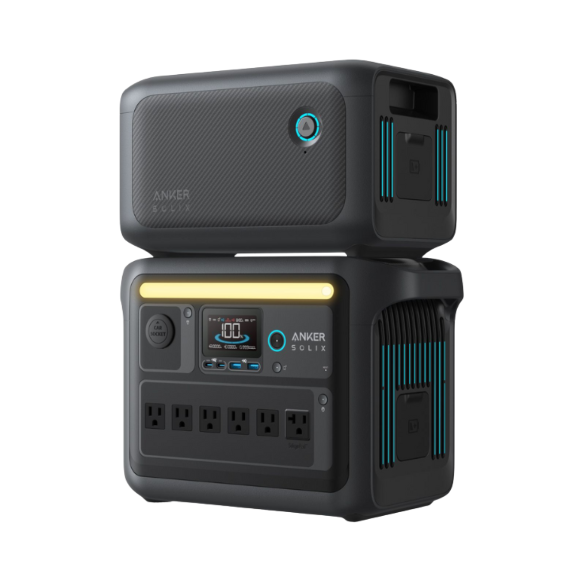 Anker SOLIX C1000X Power Station + Expansion Battery (2112Wh)