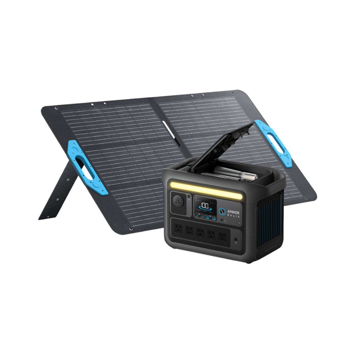 Anker SOLIX C800X Power Station (768Wh) + Solar Panel