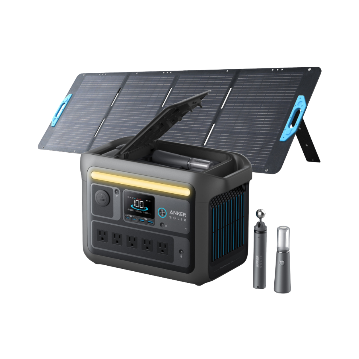 Anker SOLIX C800X Power Station (768Wh) + Solar Panel