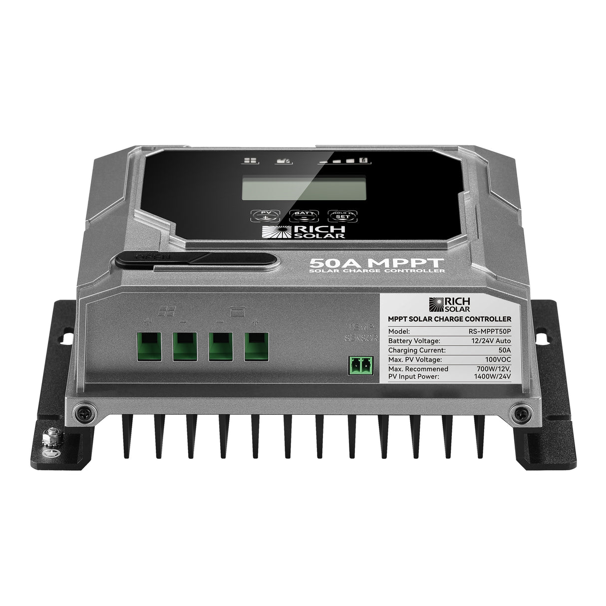 Rich Solar BRAVO 50 | 50 Amp MPPT Solar Charge Controller | Premier 50A 12V/24V MPPT Solar Controller - Image 4