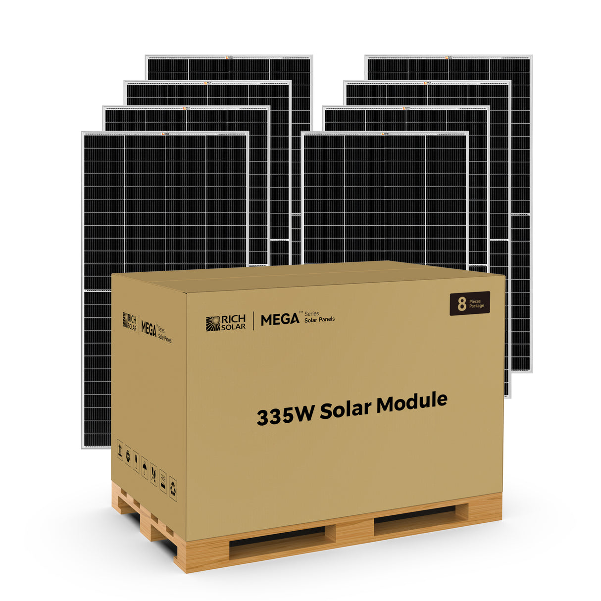 Rich Solar MEGA 335 - 335W 24V Solar Panels (8) - Image 3