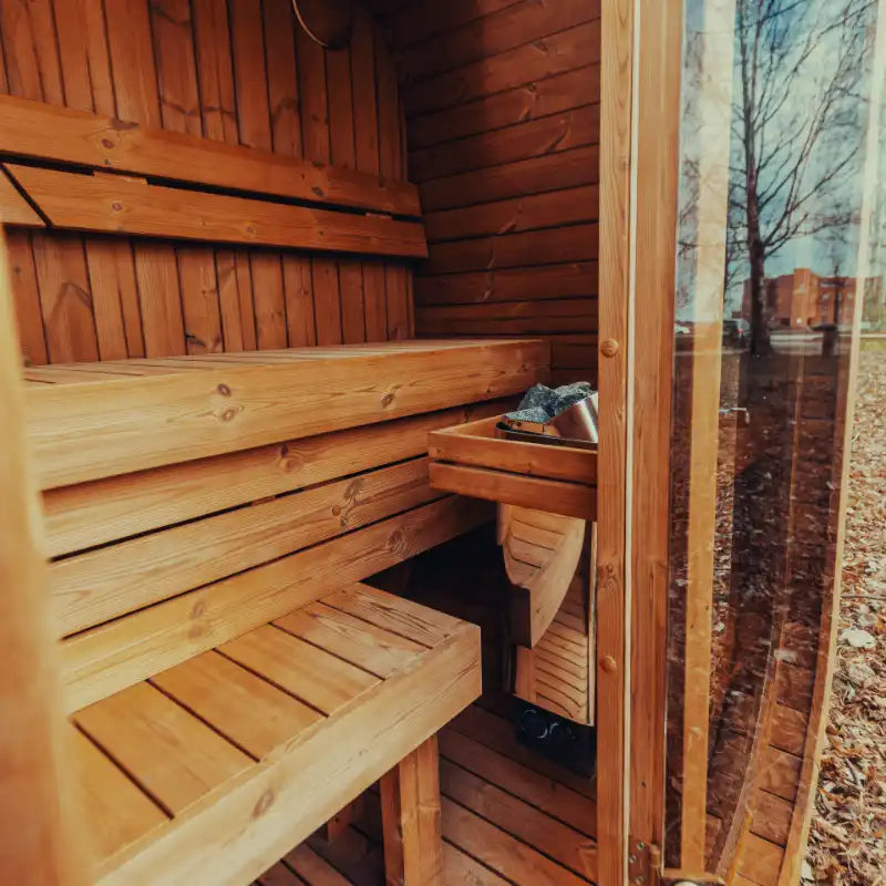 Mande Spa USA MW12 Thermowood® Outdoor Sauna