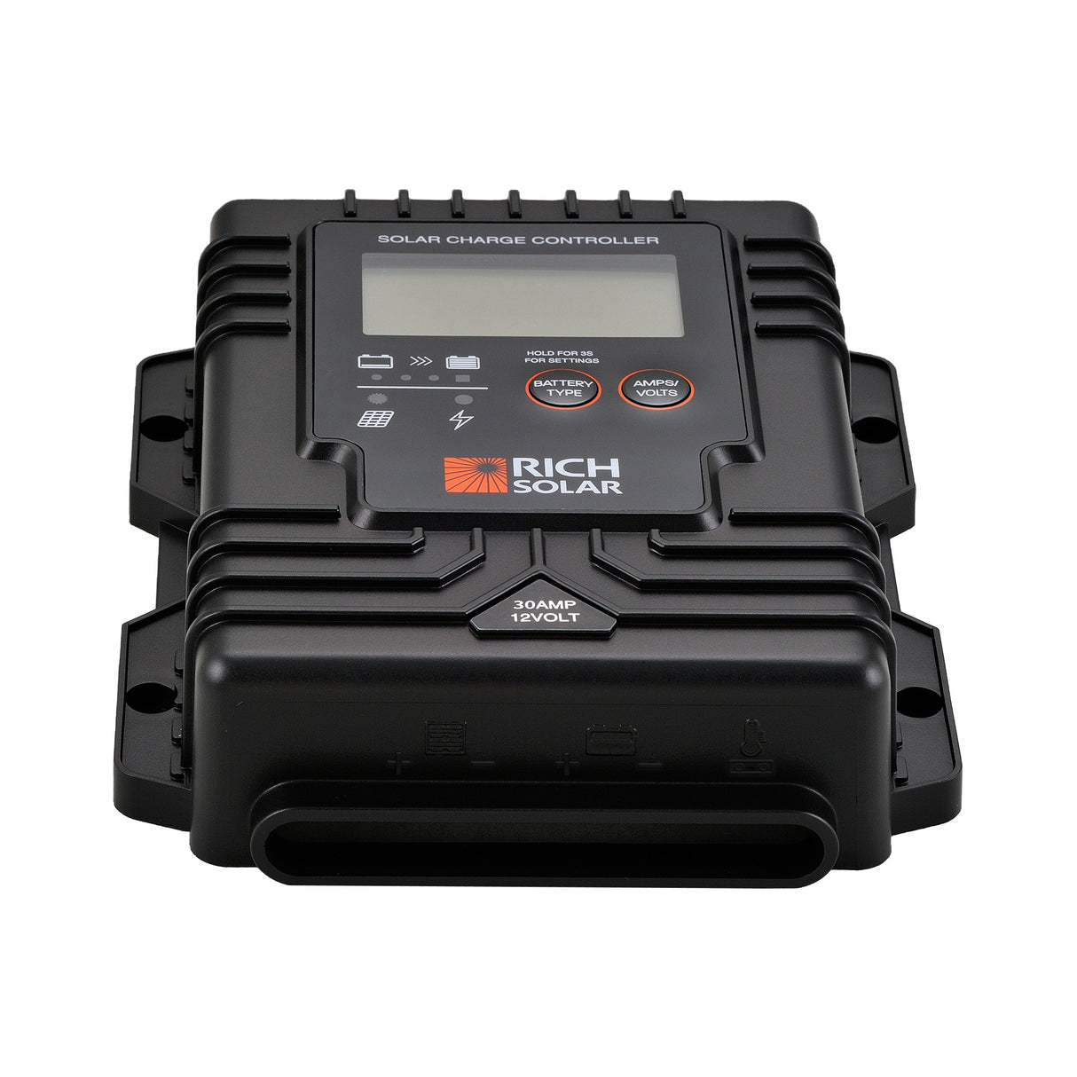 Rich Solar BRAVO Waterproof 30 | 30 Amp Waterproof PWM Solar Charge Controller | Waterproof 30A 12V PWM Controller - Image 6