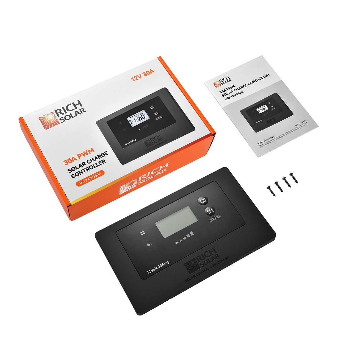 Rich Solar BRAVO AIR 30 | 30A Flush Mount PWM Solar Charge Controller | Bluetooth & Multi-Protection | Premium 12V 30A Controller - Image 10