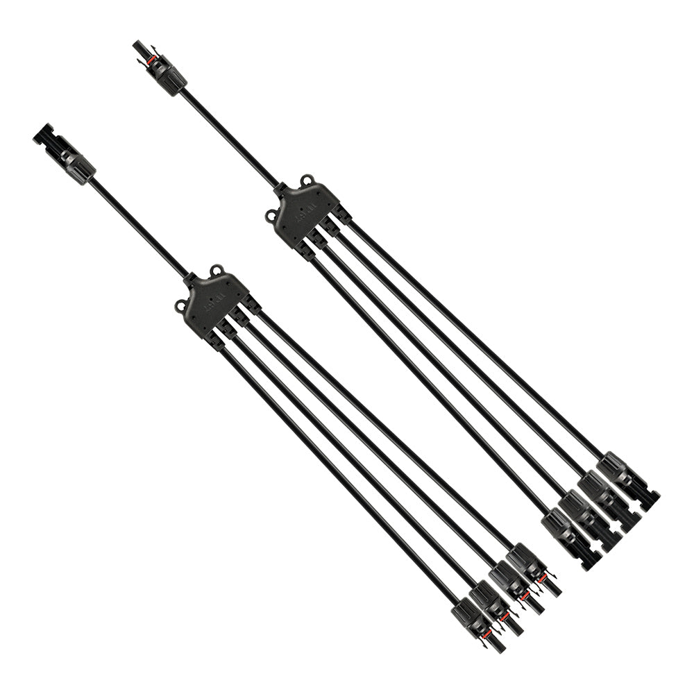 Rich Solar Y Branch Parallel Adapters 4-to-1 | 4-to-1 Weatherproof Parallel Adapters for Solar Panels - Image 2