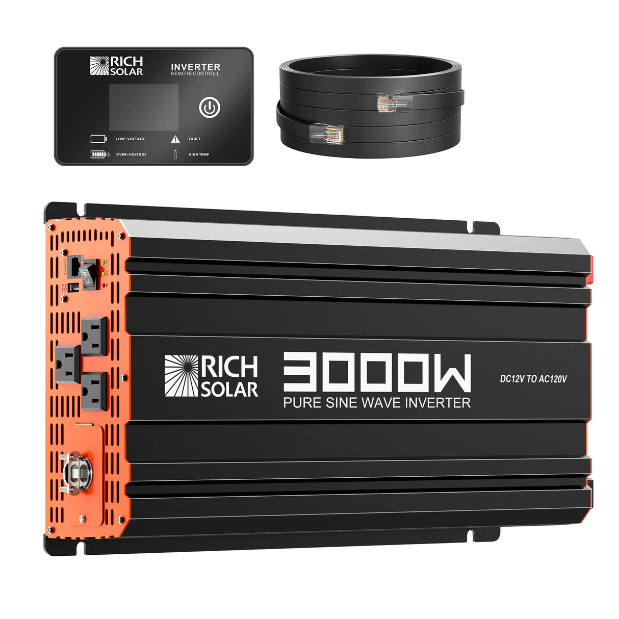 Rich Solar Nova Pure 3K 12 Volt Industrial Pure Sine Wave Inverter (3kW) - Image 4