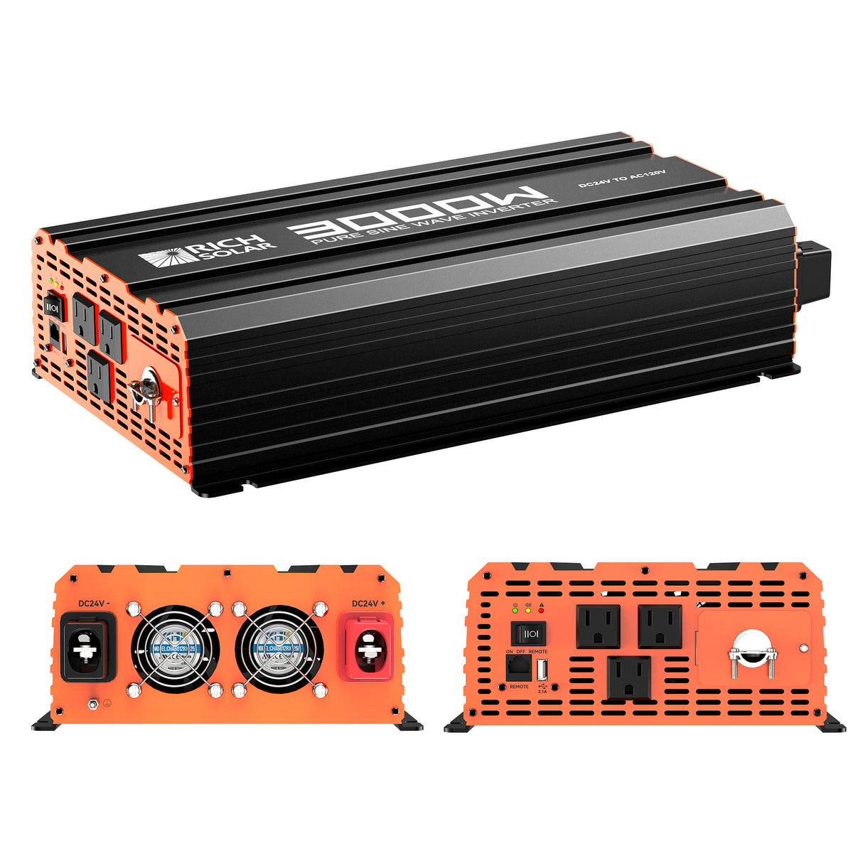 Rich Solar Nova Pure Max 3K 24 Volt Industrial Pure Sine Wave Inverter (3kW) - Image 5