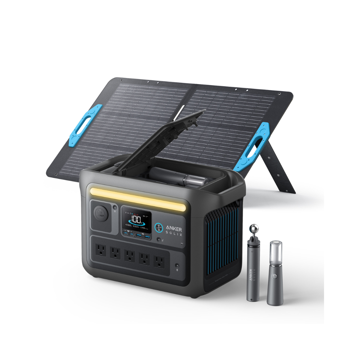 Anker SOLIX C800X Power Station (768Wh) + Solar Panel