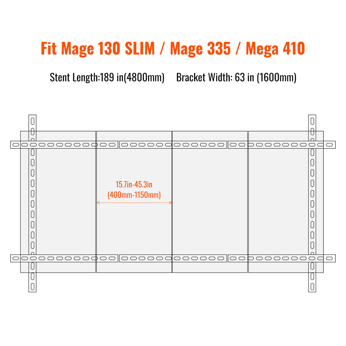 Rich Solar Solar Ground Mount | Fit MEGA 130 SLIM / MEGA 335 / MEGA 410 | Adjustable, Easy-to-Install Brackets for 1-4 Panels - Image 8