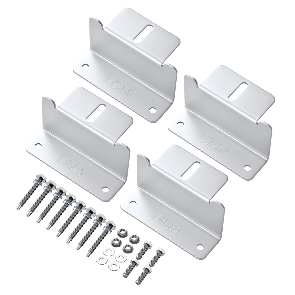 Rich Solar Z-Brackets | Mounting Hardware Z-Brackets with Screws | Designed for RICH SOLAR MEGA Series Solar Panels - Image 14